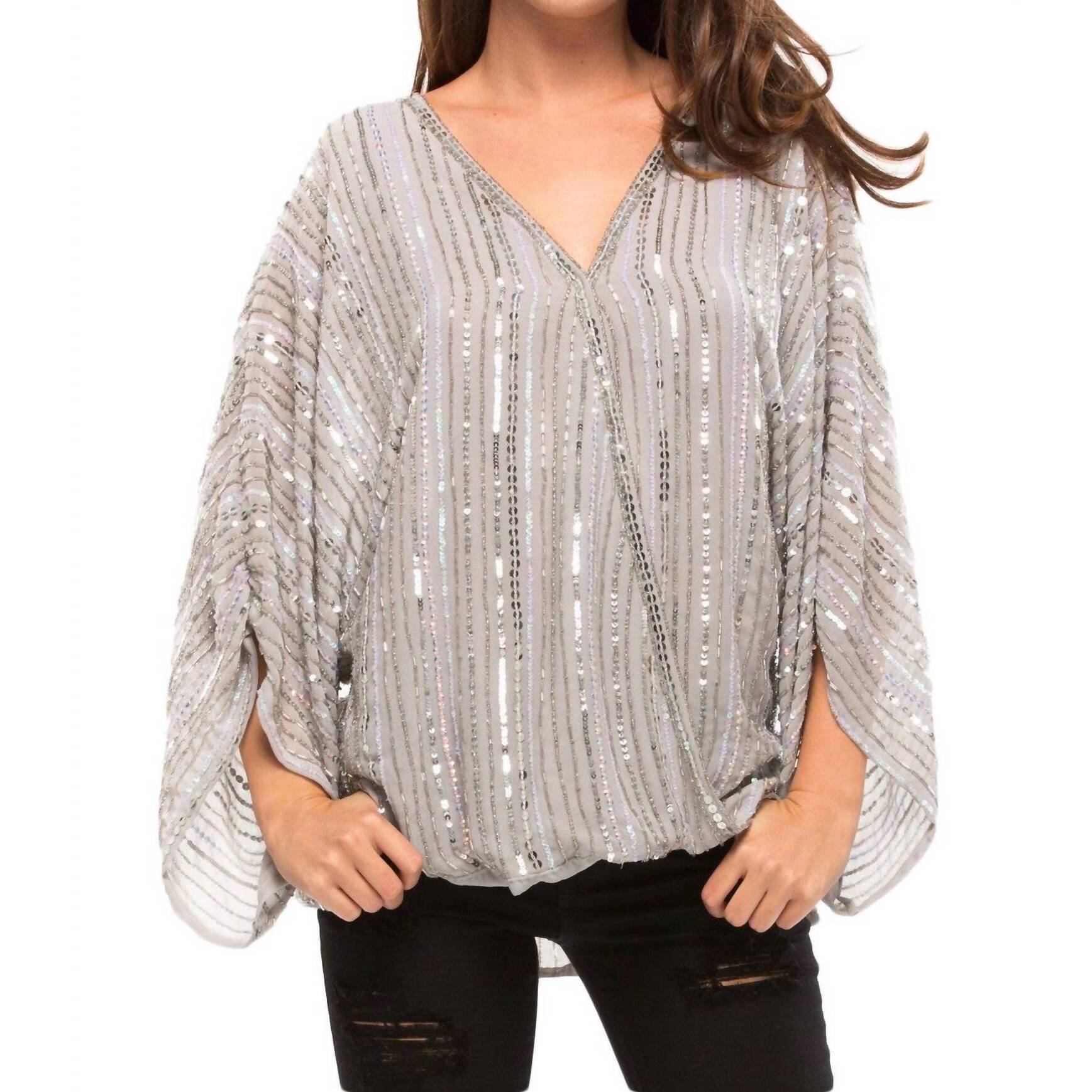 New Parker Bayside Sequin Top In Iridescent